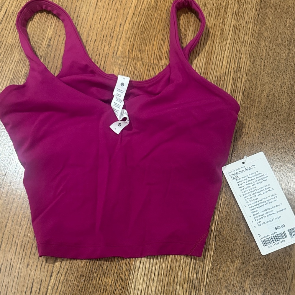 Lululemon Align Tank in Rich Purple